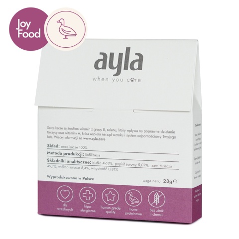 Ayla Liofilizowane serce kacze