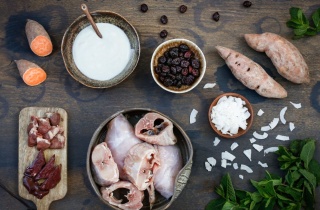 Królik z batatem, jogurtem i kokosem My Signature