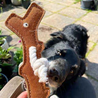 Green&wildes zamszowy patyk ze sznurkami