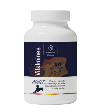 Hippovet Pharmacy - Vitalmines ADULT - zestaw witamin i minerałów dla dorosłych psów.
