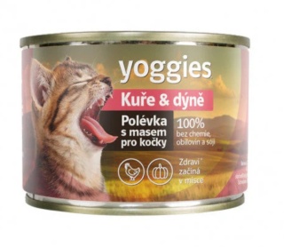 Karma dla kota kurczak z dynią Yoggies 185 g