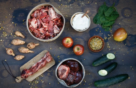 Kozina z topinamburem, szpinakiem i jabłkiem My Signature