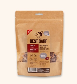 Liofilizowane serca kacze Best Barf