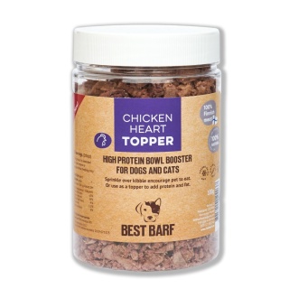 Liofilizowane serca kurczaka Best Barf TOPPER 100g