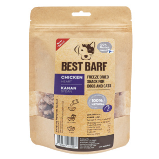 Liofilizowane serca kurczaka Best Barf 50g