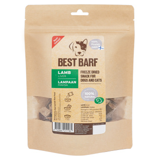 Liofilizowane wątróbki jagnięce Best Barf 50g