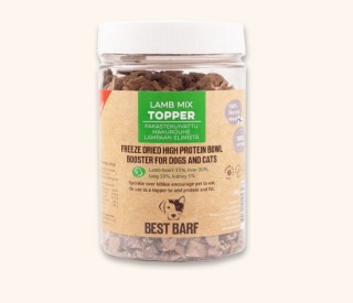 Liofilizowany MIX jagnięcy Best Barf TOPPER 100g