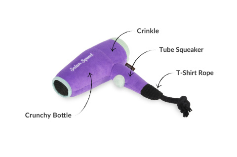 Pluszowa suszarka P.L.A.Y. Splish Splash Howlin' Hair Dryer Pluszowa suszarka P.L.A.Y. Splish Splash Howlin' Hair Dryer