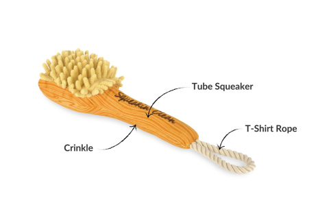 Pluszowa szczotka P.L.A.Y. Splish Splash Bark n' Bristles Pluszowa szczotka P.L.A.Y. Splish Splash Bark n' Bristles