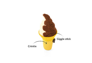 Pluszowy lód P.L.A.Y. Snack Attack Swirls n' Slobbers Soft Serve