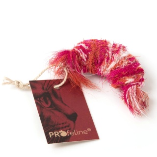 Profeline zawieszka różowa krewetka z sierści jelenia