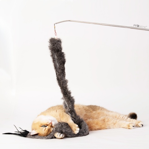 Profeline zawieszka wąż z króliczego futra