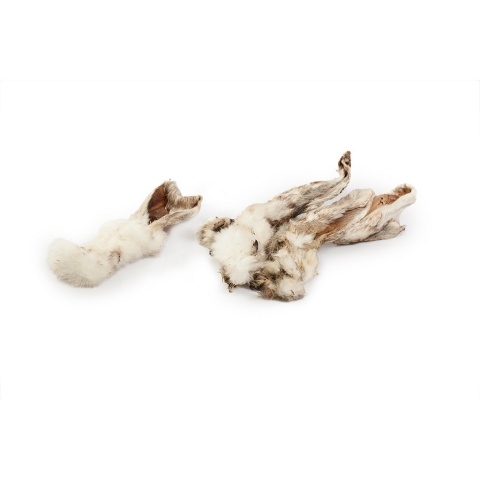 Suszone uszy królika z futrem Dog Lovers 5 szt